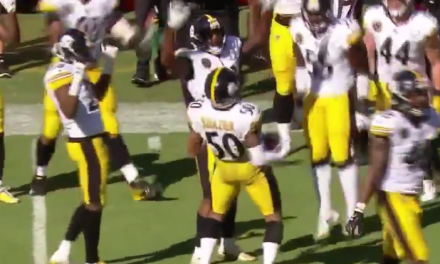 Ryan Shazier mocks Ray Lewis by doing his signature dance after INT (VIDEO)