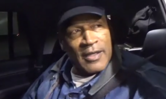 This video footage shows OJ Simpson as free man for first time in nine years