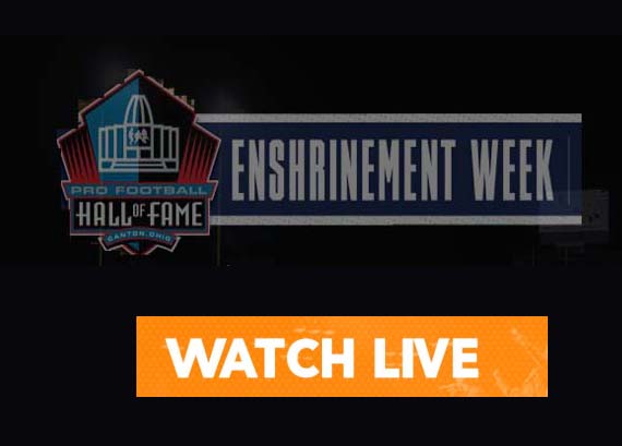 NFL Hall of Fame Ceremony 2019 Live Stream